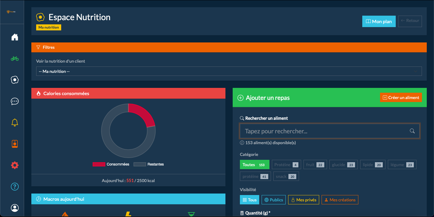 Suivi Nutrition Sportif 1